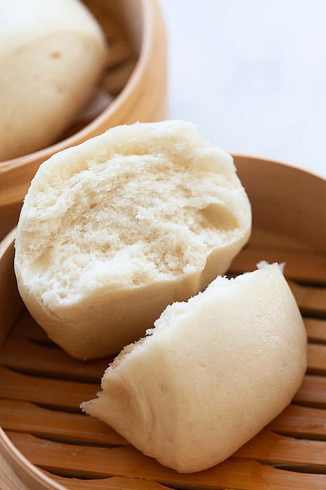 Bamboo Steamer Basket Recipes, Steamer Basket Recipes, Chinese Steam Bun Recipe, Beautiful Bun Hairstyles, Steamed Buns Recipe, Bamboo Steamer Recipes, Staple Meals, Buns Recipe Easy, Steam Buns Recipe