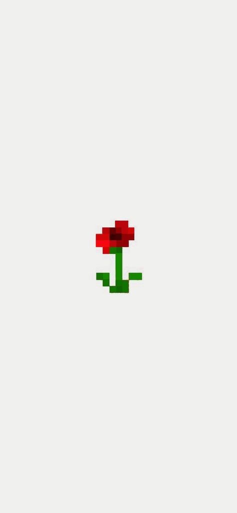 Minecraft Poppy Flower, Minecraft Rose Pixel Art, Minecraft Flower Wallpaper, Minecraft Flower Tattoo, Flower Banner Minecraft, Minecraft Mediterranean, Minecraft Rose, Flower Minecraft, Minecraft Flowers