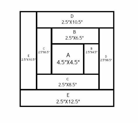 quilt block pattern Cabin Quilt Block, Log Cabin Quilt Pattern, Log Cabin Quilt Blocks, Quilt Block Patterns Free, Quilt Square Patterns, Cabin Quilt, Log Cabin Quilts, Log Cabin Quilt, Patchwork Quilt Patterns