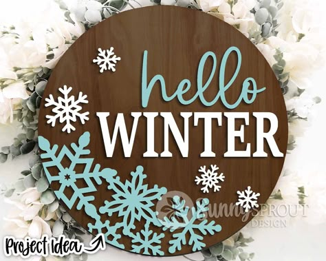 Winter classroom door ideas