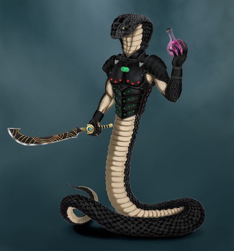 Snake Humanoid Male, Dnd Yuan-ti Abomination, Yuan Ti Abomination, Ninjago Serpentine, Dnd Yuan Ti, Snake People Fantasy Art, Lizard Warrior, D&d Yuan Ti, Yuan Ti