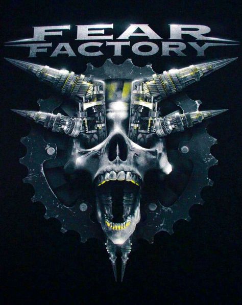 Fear Factory No Fear Logo, Tool Band Logo, Fear Factory Band, Fear And Loathing In Las Vegas Band, Logo Foto, Sabaton Album Covers, Fear Factory, Heavy Metal Art, Arte Punk