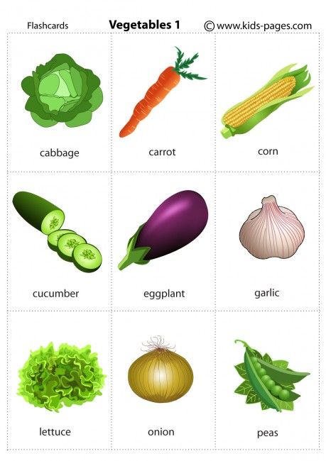 Vocabulario vegetales 2 Kindergarten Flashcards, Food Flashcards, Fruits And Vegetables Pictures, Vegetable Pictures, Free Printable Flash Cards, Learning English For Kids, Flashcards For Kids, English Vocab, Kids English