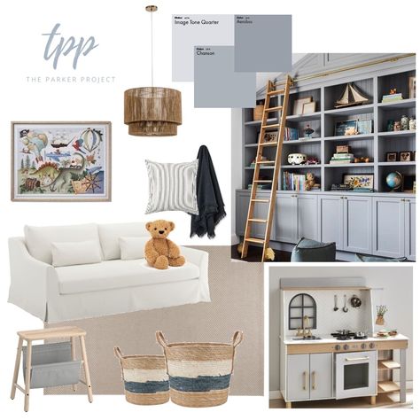 Playroom Mood Board, Playroom Interior, Style Sourcebook, Design Mood Board, Playroom Ideas, Interior Design Mood Board, Florida House, Mood Board Design, Florida Home