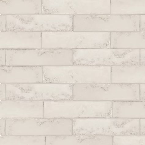 Boutique Ceramic Stone Hearth White 3-in x 12-in Glazed Ceramic Stone Look Wall Tile (0.242-sq. ft/ Piece) in the Tile department at Lowes.com White Stone Backsplash, White Tile Kitchen Backsplash, Backsplash Kitchen White Cabinets, Neutral Backsplash Kitchen, Backsplash For White Cabinets, Hearth Tiles, Backsplash With White Cabinets, Stone Hearth, Neutral Backsplash