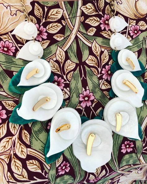 Phillippa on Instagram: “Starting August off well 😍 #tattydevine #mytattydevine #tatty365 #AW18 #liminalfantasy #callalily #morrisandco” Tatty Devine, Calla Lily, Sugar Cookie, On Instagram, Instagram