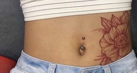 Tattoos Waist Side, Side Belly Tattoos Women, Side Waist Tattoos Women, Waist Tattoos For Women Side, Flower Stomach Tattoos, Side Belly Tattoo, Side Waist Tattoo, Side Stomach Tattoos Women, Side Stomach Tattoos