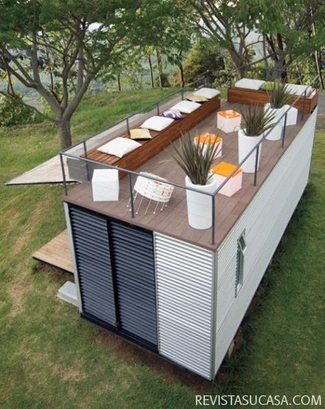 Design Casa Piccola, Shipping Container Ideas, Container Home Designs, Sea Containers, Container Home Ideas, Container Conversions, Container Living, Container Cabin, Container Buildings