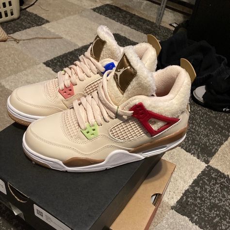 Jordan 4 Unreleased Jordan 4, Shoe List, Jordan Retro 4, Preppy Shoes, Pretty Shoes Sneakers, Jordan 4s, Shoes Outfit Fashion, Retro 4, Cute Nike Shoes