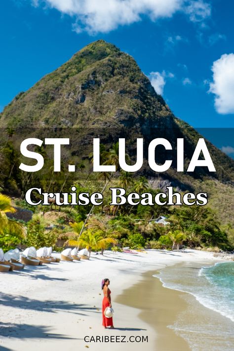 St. Lucia cruise beaches Rodney Bay St Lucia, Castries St Lucia, St Lucia Beach, Cruise Terminal, Beach Cruise, Long Walk, 35th Anniversary, Anniversary Trips, Cruise Port