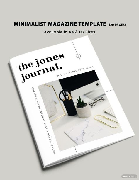 Minimalist Magazine Template Minimal Magazine Design, Minimalist Magazine Cover, Magazine Minimalist, Minimalist Magazine, Organic Branding, Magazine Cover Template, Minimalist Layout, Microsoft Publisher, Booklet Design