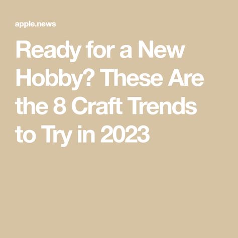 Ready for a New Hobby? These Are the 8 Craft Trends to Try in 2023 Macrame Trends 2023, Craft Trends 2023, Craft Trends For 2023, Disco Ball Art, Everything Popular, Craft Trends, Big Needle, Art Disco, Mosaic Tile Stickers