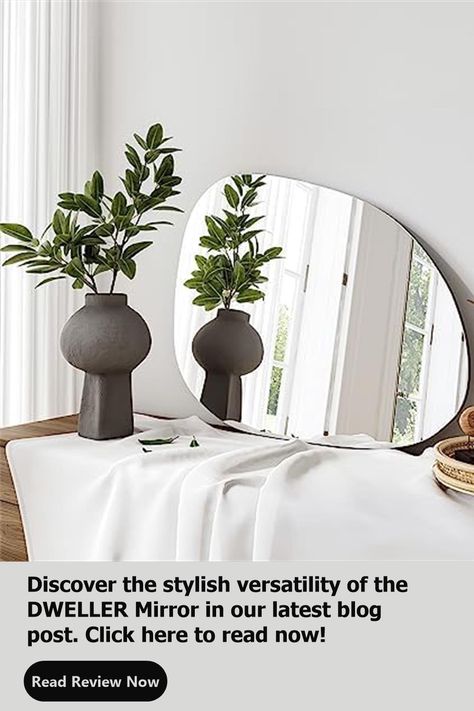 Discover the DWELLER Irregular Mirror, a must-have piece for your home decor! This modern, frameless, asymmetrical mirror adds a stylish touch to any room – be it your bedroom, living room, entryway, or bathroom. Enjoy the versatility of hanging it in four different directions. The premium HD mirror guarantees a clear reflection, while the easy installation process ensures a hassle-free experience. Click the link and elevate your interior design game with this unique wall mirror! Living Room Vanity, Mirror Inspiration, Interior Design Games, Mosaic Mirror, Mirror Wall Bathroom, Bedroom Mirror, Vintage Mirror, Diy Mirror, Kitchen Mirror