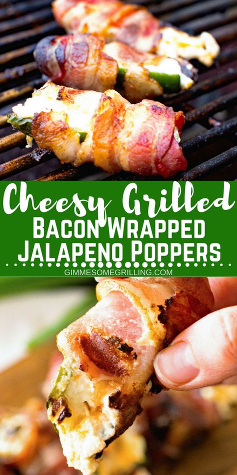 Grilled Jalapenos, Grilled Jalapeno Poppers, Chicken Cakes, Wrapped Jalapeno Poppers, Superbowl Food Appetizers, Jalapeno Bacon, Grilled Appetizers, Grilled Bacon, Bacon Wrapped Jalapeno Poppers