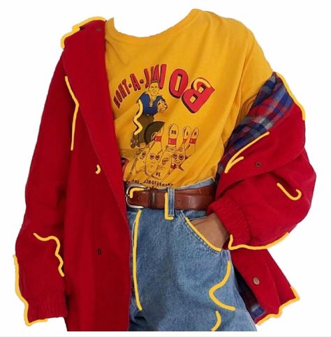 Red yellow blue outfit Polyvore moodboard filler Outfits With Air Force Ones, Outfits With Jordan 1s Fashion Styles, Mode Ulzzang, Tokyo Street Fashion, Mode Inspo, Mode Vintage, Mode Inspiration, Retro Outfits, Outfits With Leggings