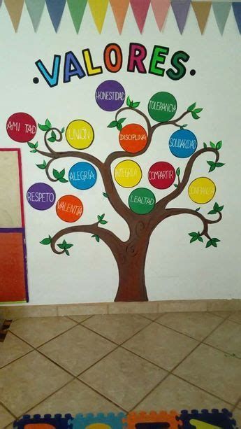 Valores #manualidades #infantiles #manualidades # School Board Decoration, Preschool Classroom Decor, Classroom Board, Board Decoration, Class Decoration, Paper Towel Roll Crafts, Preschool Classroom, School Decorations, Paper Towel Rolls