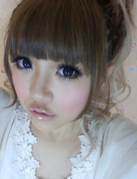 Himekaji Makeup, Hime Gyaru Makeup, Gyaru Makeup, Hime Gyaru, Doll Eye Makeup, Pink Kawaii, Japanese Makeup, Gyaru Fashion