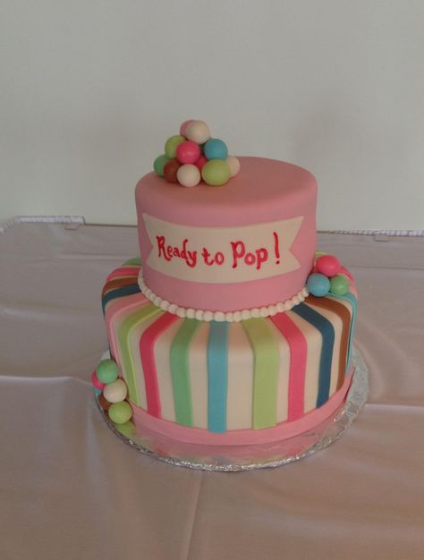 Ready to pop cake. Ready To Pop Cake, Sprinkle Ideas, Jake And Amy, Pop Cake, Pop Baby Showers, Ready To Pop, Shower Themes, Baby Shower Cake, Baby Time