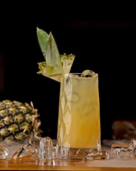 Pinapple Tequila Smash made with El Luchador Tequila Blanco | Chilled Magazine Tequila Smash, Pineapple Tequila, Drink Of The Week, Delicious Cocktails, Pineapple Juice, Winter Food, Free Prints, Simple Syrup, Cocktail Recipes