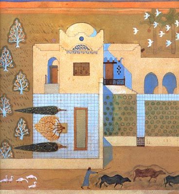 Hassan Fathy — Irwin Weiner Interiors Hassan Fathy Drawings, Hasan Fathy, Hassan Fathy, Egyptian Drawings, Natural Building Materials, Sacred Garden, Vernacular Architecture, Architectural Section, Architectural Sketch