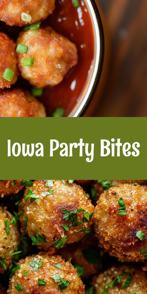 As I prepared the Iowa Party Bites on a sunny Saturday afternoon, laughter filled the kitchen. My daughter helped mix the ingredients while my partner set the table, creating a joyful atmosphere perfect for our family gathering that evening. Iowa Party Bites, Food To Impress, Cheesy Potato Bake, Baked Scallops, Party Bites, Mini Meatballs, Gluten Free Pastry, Caprese Skewers, Vegetable Platter