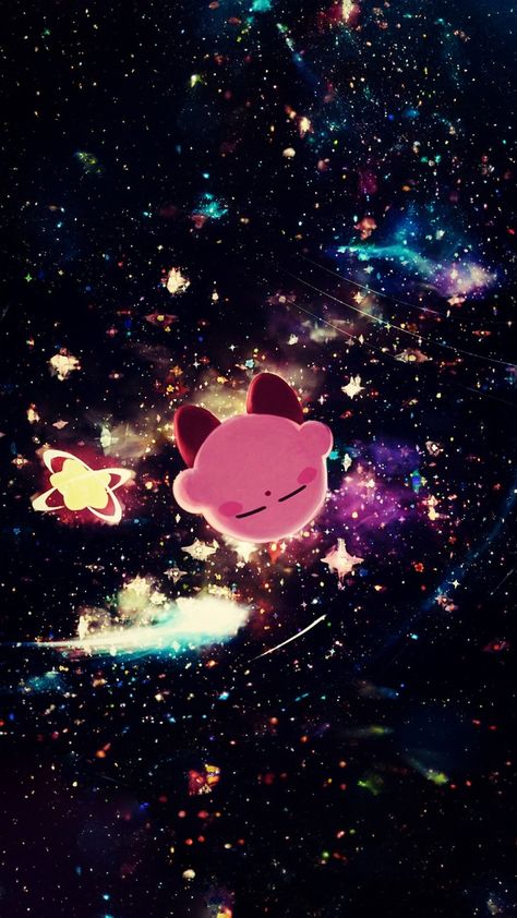 Kirby Wallpaper, Galaxy Universe, Kirby Character, Space Wallpaper, Kirby Art, Nintendo Art, Taking Selfies, Iphone Wallpaper Themes, Cool Wallpapers Art