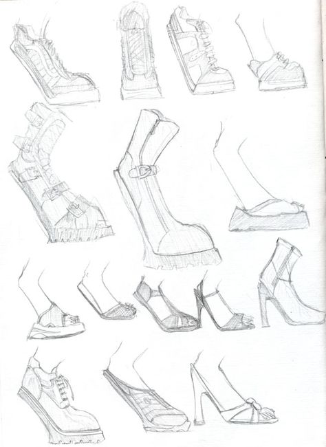 Anthro Shoes Clothing Anatomy, Flower Crown Drawing, Shoe Concept, London Painting, Poppy Drawing, Mouse Drawing, Animal Reference, Drawing Face, Hand Drawing Reference