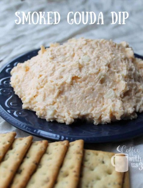 Gouda Dip Recipe, Gouda Cheese Dip, Gouda Dip, Gouda Recipe, Cream Cheese Spread Recipes, Cheese Recipes Appetizers, Smoked Gouda Cheese, Light Appetizers, Smoked Gouda