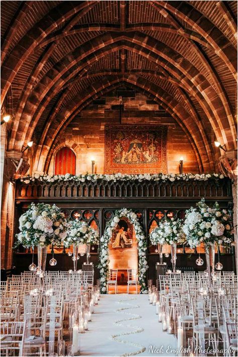 Peckforton Castle, English Photography, Blue And Blush Wedding, Castle Weddings, Winter Wedding Venues, Dream Wedding Reception, Castle Wedding Venue, Elegant Wedding Venues, Dream Wedding Venues