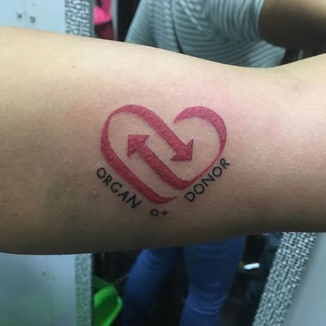 Medical Alert Tattoo, Medical Tattoo, Pawprint Tattoo, Donate Life, Organ Donor, Organ Donation, Dope Tattoos For Women, Dope Tattoos, New Tattoos