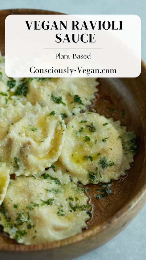 Indulge in the rich and velvety goodness of this creamy vegan ravioli sauce. #VeganRavioliSauce #VeganRavioliCreamSauce #VeganRavili #VeganRecipe Dairy Free Ravioli Sauce, Vegan Gluten Free Ravioli, Vegan Ravioli Sauce, Dairy Free Ravioli, Ravioli Sauces, Ravioli With Cream Sauce, Vegan Ravioli Recipe, Pasta Sauce Dairy Free, Agnolotti Pasta