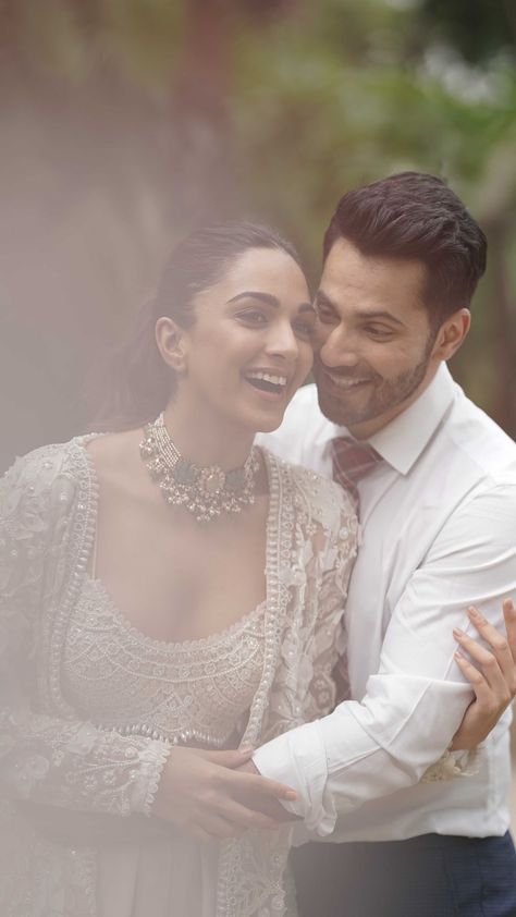 Varun Dhawan And Kiara Advani, Nose Piercing Hoop, Cute Celebrity Couples, Bollywood Couples, Cute Love Wallpapers, Indian Bridal Dress, Varun Dhawan, Kiara Advani, Quick Outfits