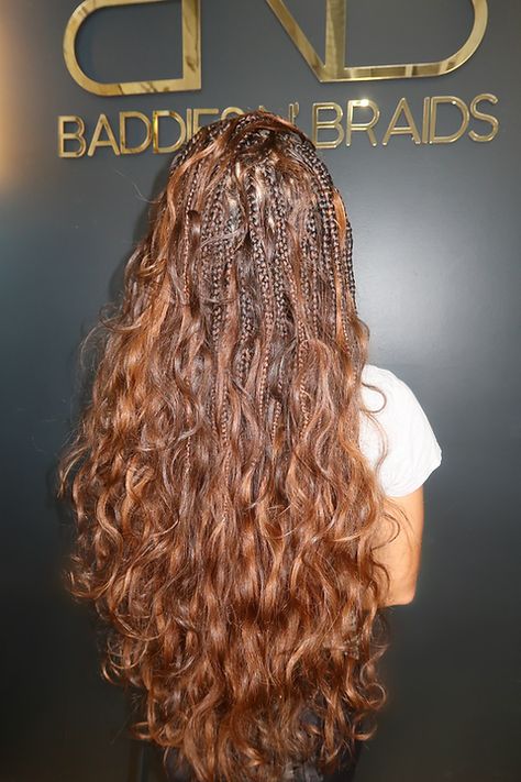 4 30 Braids, French Goddess Braids, Color 4 Braids On Black Women, French Boho Braids, Angle Braids, Honey Brown French Curl Braids, Golden Brown Braids, 4/30 Braids, Color 33 Braids