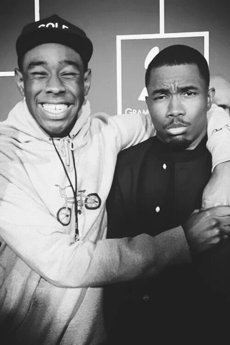 Tyler and frank Frank Ocean And Tyler, Tyler And Frank, Frank Ocean Tumblr, Tyler The Creator Frank Ocean, Frank Ocean Wallpaper, Ocean Coloring Pages, Tyler The Creator Wallpaper, Black And White People, Best Duos