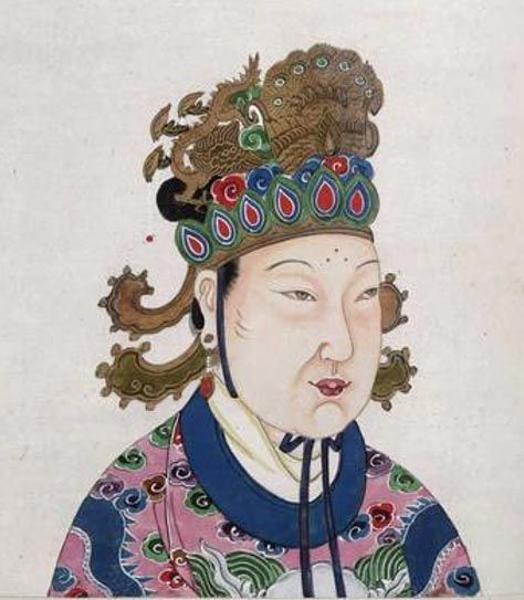 Wu Zetian, Empress in the Tang Dynasty Harem (public domain) Female Influencers, Wu Zetian, Nashville House, House Paintings, Empress Of China, Zhou Dynasty, Chinese Emperor, Taiping, Luoyang