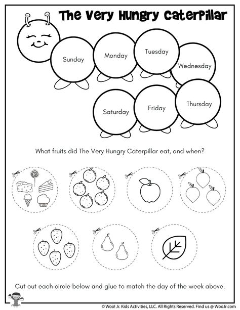 Very Hungry Caterpillar Sequencing, Caterpillar Worksheets, Caterpillar Craft Preschool, Very Hungry Caterpillar Printables, Caterpillar Preschool, April Preschool, The Very Hungry Caterpillar Activities, Hungry Caterpillar Craft, Hungry Caterpillar Activities