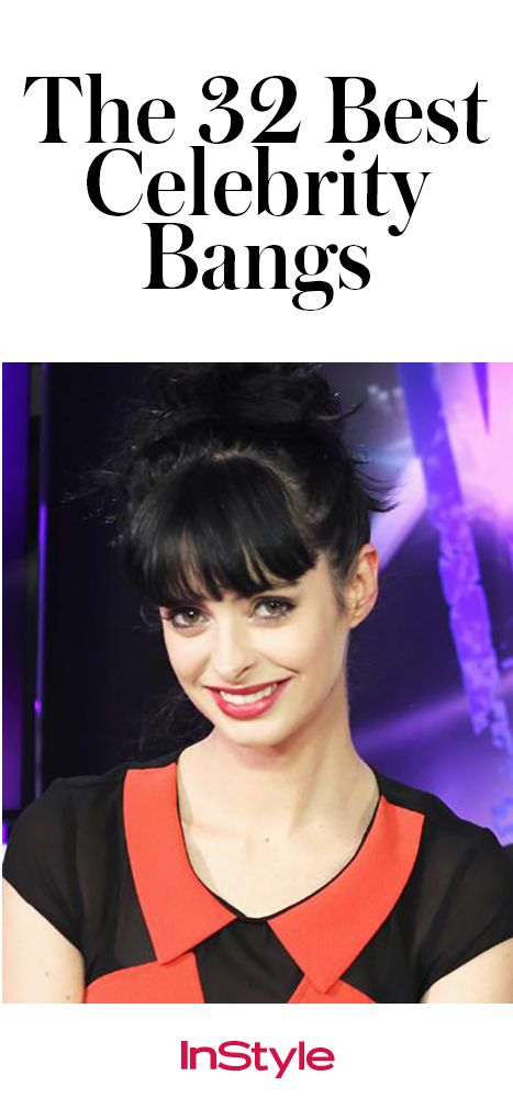 There's no denying that Krysten Ritter's bangs are FLAWLESS. Click to see a full gallery of gorgeous celebrity bangs. Famous People With Bangs, Bangs Celebrities, Celebs With Bangs, Celebrities With Bangs, Jlo Bangs Fringes, Kimberly J Brown, Modern Birkin Bangs, Krysten Ritter Bangs, Celebrity Bangs