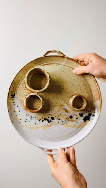 Wheel House Pottery | Suzanna Whalen on Instagram: "Charcuterie Dish This was a fun experiment. There is just something about making serving dishes that really gets me excited. I can just picture the parties, family dinners & friend hangs that would shared around them. #womeninceramics #ceramictableware #ceramicsdesign #wheelthrowing #wheelhousepottery #modernceramics #claylife #ceramicartist #potterystudio #designermaker #tableware #wheelthrown #craftsmanship #handmadeceramics #contemporary Pottery Wheel Beginners Ideas, Ceramic Wheel Ideas, Pottery Serving Dishes, Ceramic Serving Platter Pottery Ideas, Platter Ceramic Ideas, Serving Platter Ideas, Pottery Charcuterie Board, Charcuterie Accessories, Wheelthrowing Pottery