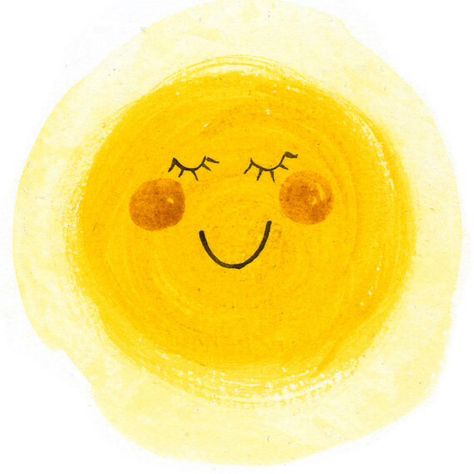 Happy Sunshine, Sun Painting, Happy Sun, Animal Illustrations, Sun Art, Hello Sunshine, Cute Room Decor, Mellow Yellow, Art Paint