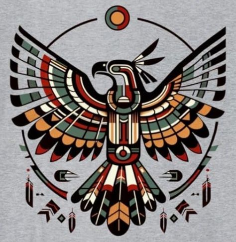 Native American Eagle Drawing, Aztec Owl, Character Tattoo Ideas, Aztec Bird, Native American Art Projects, Aztec Eagle, Native American Indian Art, Native American Drawing, Art Deco Tattoo