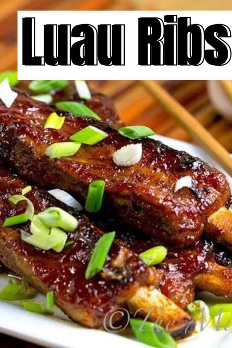 Hawaiian Ribs Recipe, Hawaiian Bbq Sauce Recipe, Grilling Ribs, Baked Pork Ribs, Bbq Beef Ribs, Baked Bbq Ribs, Pork Ribs Grilled, Beef Barbecue, Bbq Recipes Ribs