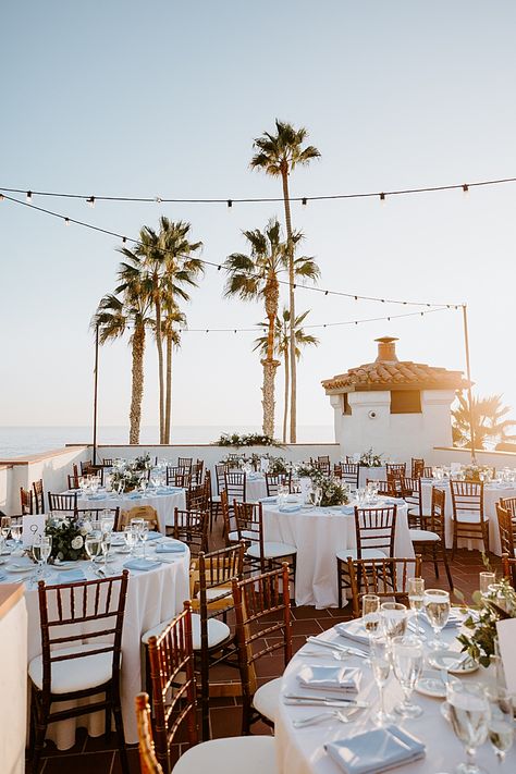 Basic Wedding Table Setting, Cabo Wedding Reception, Ole Hanson Wedding, Ole Hanson Beach Club Wedding, Ole Hanson Beach Club, Beach Wedding Reception Ideas, Mexico Wedding Ideas, Beach Summer Wedding, Coastal Wedding Decor