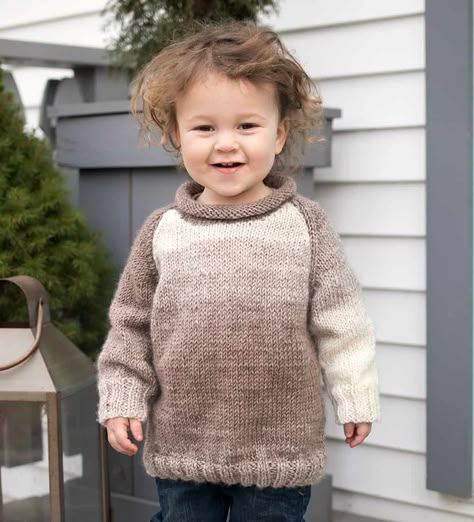 Easy Toddler Sweater Knitting Pattern - Pola Sweater, Scarfie Yarn, Boys Knitting Patterns Free, Boy Knitting Patterns, Kids Knitting Patterns, Baby Booties Knitting Pattern, Baby Boy Knitting Patterns, Kids Knitting, Baby Sweater Patterns