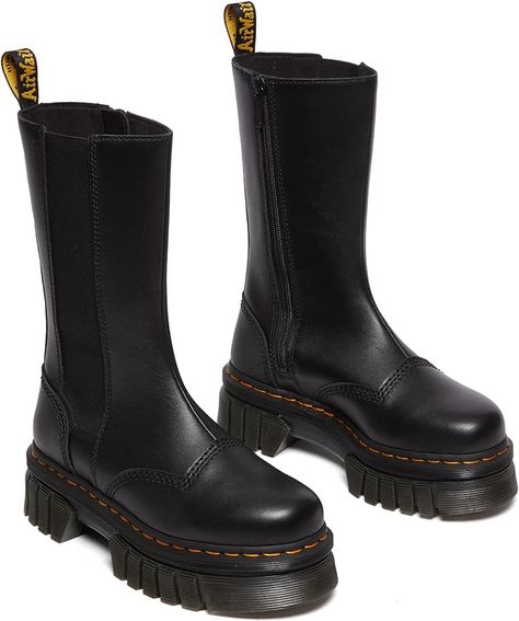 Amazon.com | Dr. Martens Audrick Chelsea Tall Black UK 7 (US Women's 9) M | Ankle & Bootie Dr Martens Audrick, Swag Shoes, Ankle Bootie, Dr. Martens, Ankle Booties, Bootie, Chelsea, For Free, Free Shipping