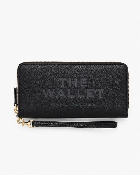 The Leather Continental Wallet | Marc Jacobs | Official Site Argon Oil, Marc Jacobs Wallet, Marc Jacobs Purse, Leather Billfold, Billfold Wallet, Sack Bag, Cutout Bodysuit, Birthday Stuff, Daisy Earrings