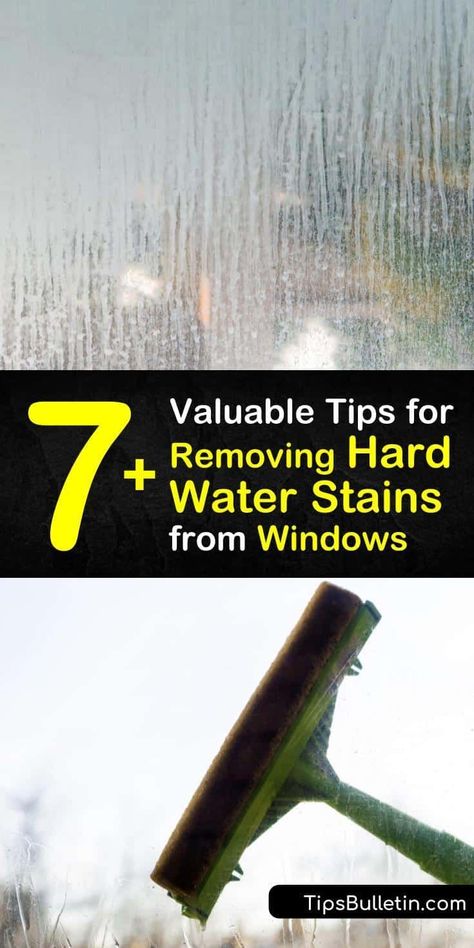 Learn how to remove hard water stains from indoor and outdoor windows, whether from showering or a sprinkler. Apply a glass cleaner like vinegar or lemon juice with a spray bottle or cloth. After… More Removing Hard Water Stains, Hard Water Cleaner, Clean Outdoor Windows, Hard Water Remover, Windows Cleaning, Glass Cleaning Solution, Remove Water Spots, Diy Stain Remover, Remove Water Stains