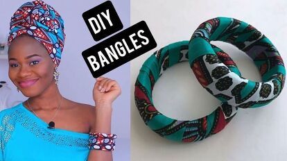 Check out this fabric bangle tutorial to learn how to make gorgeous DIY fabric bangle bracelets in just a matter of minutes. Bracelet Tissu Diy, Diy Wrap Dress, Diy Bangles, Bangle Diy, Fabric Bangles, Diy Bangle Bracelets, Bangles Diy, African Accessories, Bodice Pattern