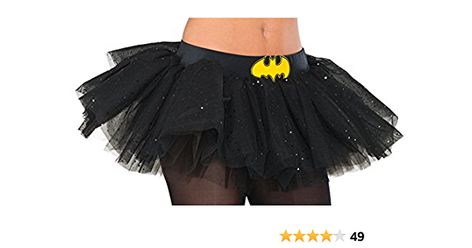 Amazon.com: Rubie's Costume Company Women_s DC Comics Batgirl Tutu Black One Size : Clothing, Shoes & Jewelry Batman Costume Women, Batgirl Logo, Dc Comic Costumes, Wings Dress, Strapless Tube Dress, Corset Costumes, Black Tutu, Corset Tops, Tiered Ruffle Skirt