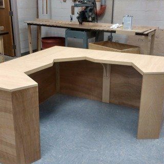 Diy Gamer Desk, Gaming Desk Diy, Diy Pc Desk, Custom Pc Desk, Corner Desk Plans, Custom Computer Desk, Computer Desk Plans, Bonus Room Office, Diy Corner Desk