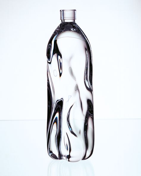 Ross Lovegrove, Water Packaging, Bottle Design Packaging, Water Bottle Design, Mineral Water, Bottle Packaging, Organic Design, Creative Packaging Design, Creative Packaging